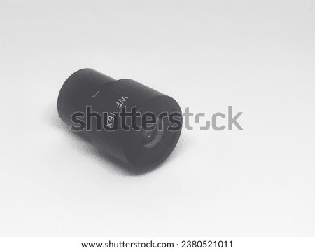 Eyepiece for Microscope Isolated on White Background