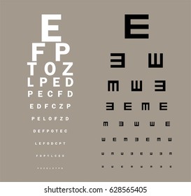 eye test chart images stock photos vectors shutterstock