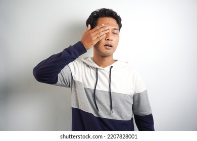 Eyesight Problem Tired Man Suffering Eye Stock Photo 2207828001 ...