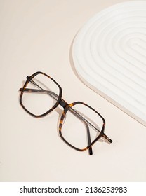 Eyewear sunglasses photography. The product still a life concept. Minimal still life. - Shutterstock ID 2136253983