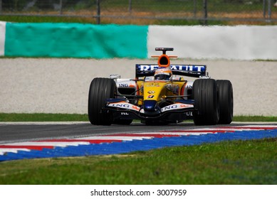 F1 Driver Nelson Piquet Jr, Renault Team 2007