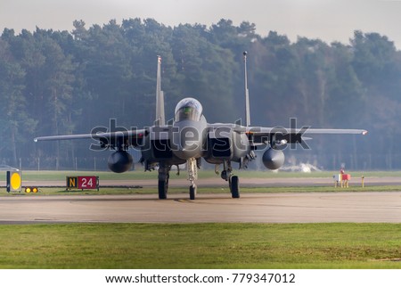 F-15 Eagles In Circuit
