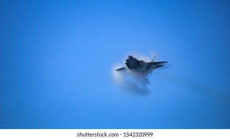 F-35 Jet Breaking the Sound Barrier