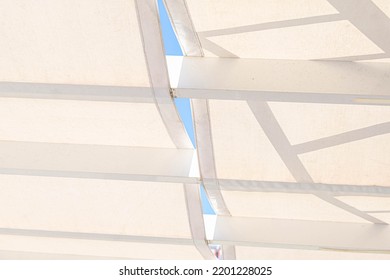 Fabric Awnings In The Garden