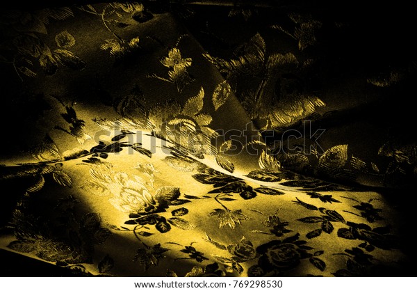 fabric background texture silk black yellow stock photo edit now 769298530 https www shutterstock com image photo fabric background texture silk black yellow 769298530