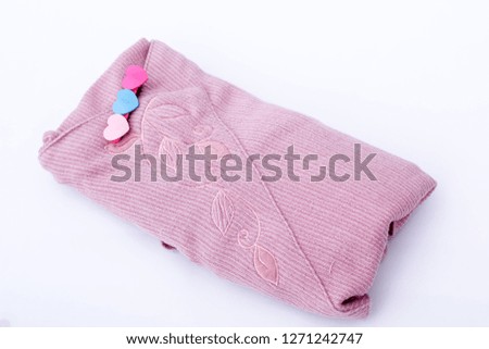 Fabric Isolated on a White Background