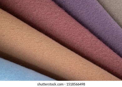 Fabric On A Cashmere Coat