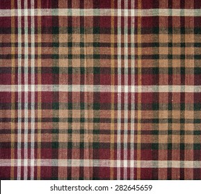 Fabric Plaid Texture. Cloth Background