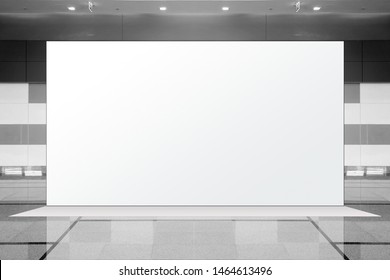 Fabric Pop Up basic unit Advertising banner media display backdrop, empty background, 16:9 Panoramic banner - Shutterstock ID 1464613496