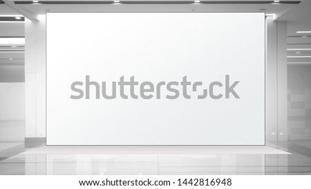 Fabric Pop Up basic unit Advertising banner media display backdrop, empty background, 16:9 Panoramic banner