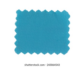 Fabric Swatch Isolated On White Background