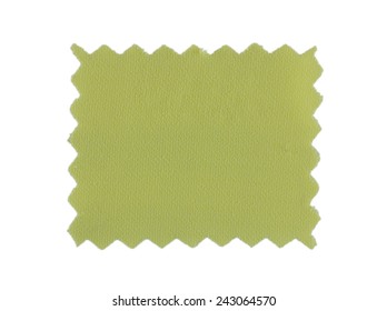 Fabric Swatch Isolated On White Background