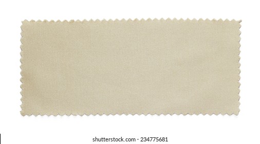 Fabric Swatch Samples Isolated On White Background