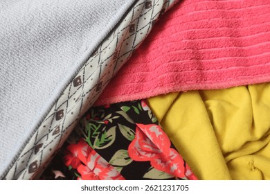 fabric texture with different eye-catching patterns