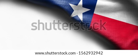 Fabric texture of the Texas Flag - Flags from the USA