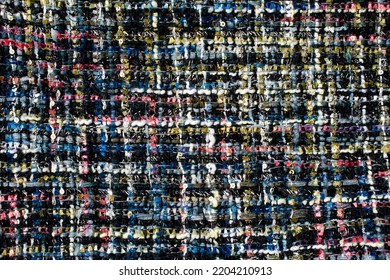 Fabric tweed texture, background.  
				Tweed real fabric texture seamless pattern.