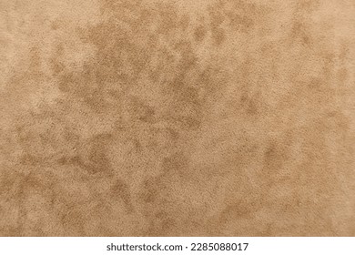 Fabric velour brown background. Fabric for upholstered furniture.