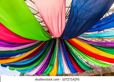 Fabric On Ceiling Decoration Stock Photos Images Photography
