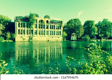 Facade From The 18th Century, Old Factory By The River