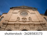 Facade of Basilica del Sagrado Corazon de Jesus of Valencia (Basilica of the Sacred Heart of Jesus), a catholic Gothic Revival church located in Valencia, Spain.