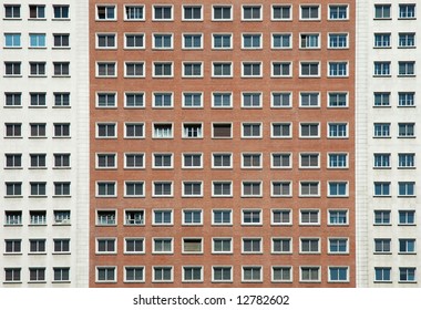 Facade Of Building On Plaza De Espana, Madrid