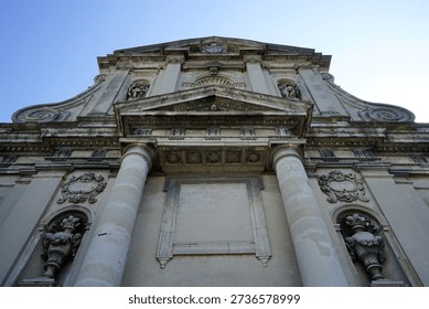 A facade of the cathedral                               
