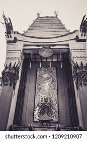 Facade Of The Chinese Theater In Los Angeles