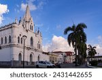 The facade of the church of Our Lady of Medicines, in the historic center of the city of São Luís MA, Brazil