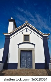 Facade Of The Church Of St. Anthony In Castro Marim, Algarve, Portugal