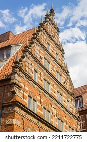 Facade Of The Historic Weigh House In Bremen, Germany