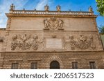 Facade of Hotel des Monnaies in Avignon, France, built in 1619