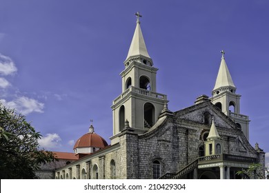 Facade Of Jaro Cathedral, Iloilo, Philippines