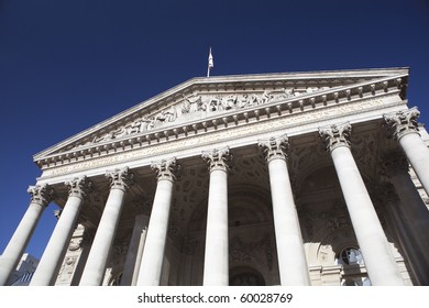 The Facade Of The London Stock Exchange.