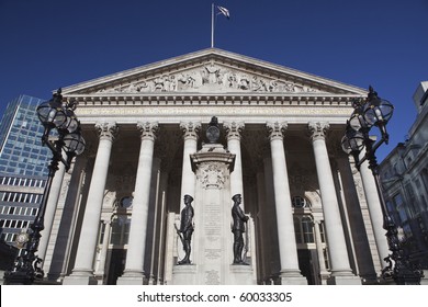 The Facade Of The London Stock Exchange.