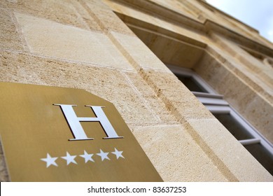 Facade Of A Luxury 5 Stars Hotel