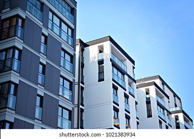 Facade Of A Modern Apartment Building