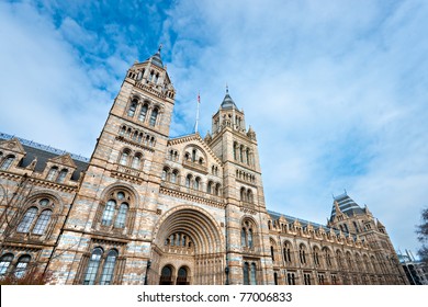 Facade Of Natural History Museum, London. UK.