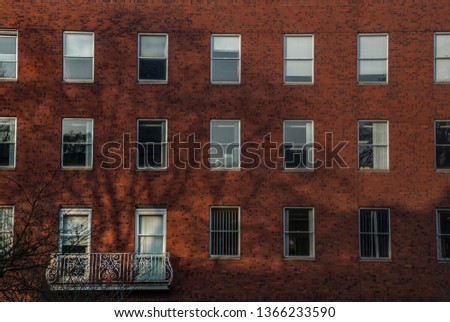 Similar – Image, Stock Photo portrait of an urban landscape.