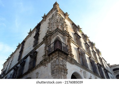 Facade Palacio De La Conquista Conquest Stock Photo 2176085039 ...