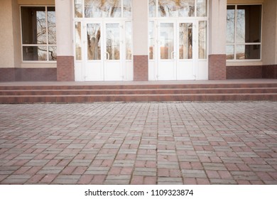 Facade Of The School Building