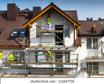 Facade thermal insulation and painting works