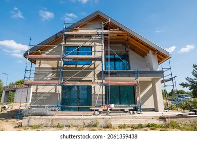 Facade With Thermal Insulation Of A Single-family House