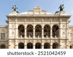 Facade of Vienna Opera House, Austria