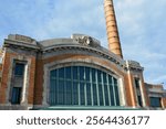 Facade of West Side Market in Cleveland, Ohio, USA