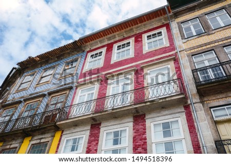 Similar – Image, Stock Photo Historic facades in the old town of Cordoba