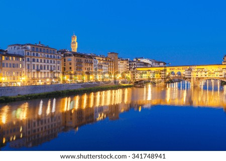 Similar – Foto Bild Sonnenuntergang in Florenz