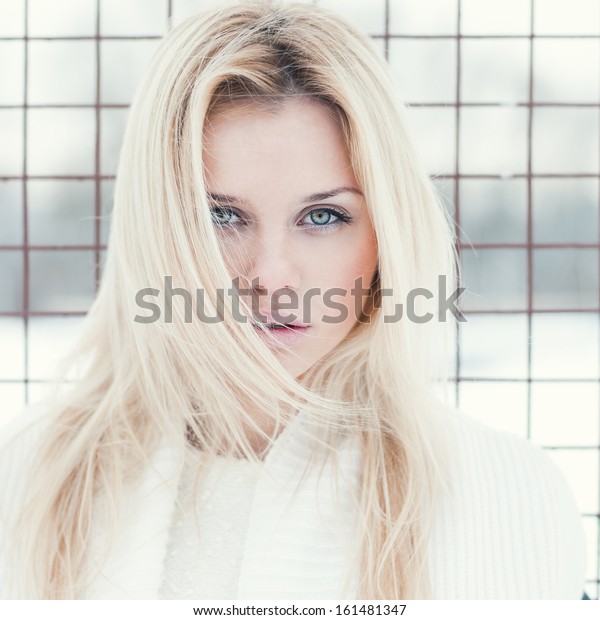 Face Beautiful Sexy Blonde Stock Photo 161481347 | Shutterstock