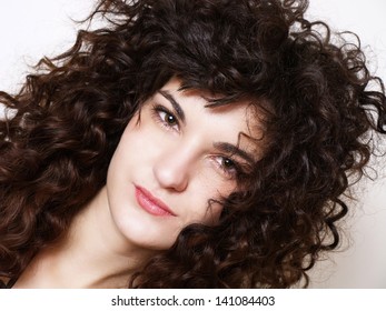 Face of a beautiful young woman - Shutterstock ID 141084403
