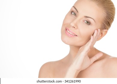 The Face Of Beauty. Studio Portrait Of A Beautiful Middle Aged Woman 