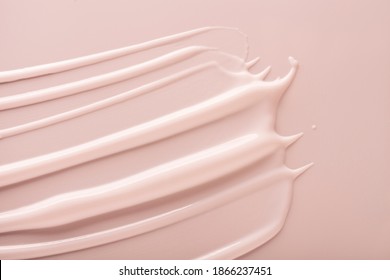 Face or body cream or balm pink background - Shutterstock ID 1866237451